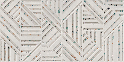 Wandtegel Gobi Bianco relieve 60x120 rett