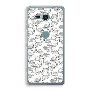 Zwanen: Sony Xperia XZ2 Compact Transparant Hoesje