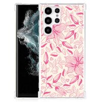 Samsung Galaxy S22 Ultra Case Pink Flowers