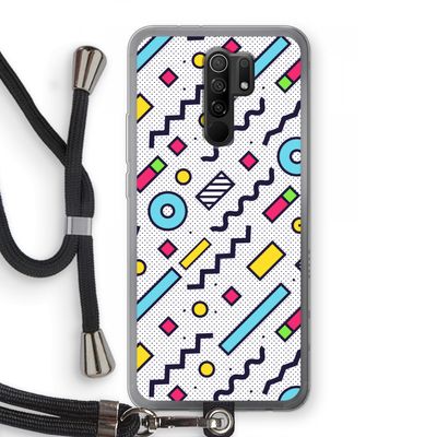 8-bit N°8: Xiaomi Redmi 9 Transparant Hoesje met koord