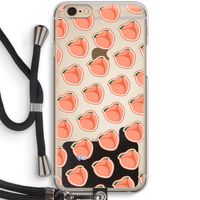 Just peachy: iPhone 6 / 6S Transparant Hoesje met koord