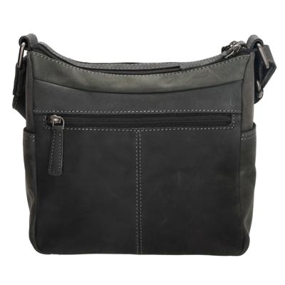 Hide & Stitches idaho schoudertas-Black