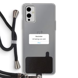 Reminder: OnePlus 9 Transparant Hoesje met koord