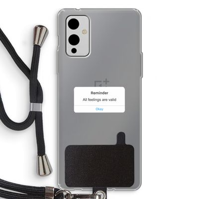 Reminder: OnePlus 9 Transparant Hoesje met koord