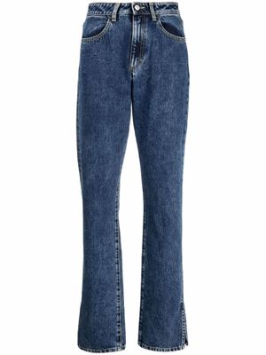 ICON DENIM jean Julia bootcut à taille haute - Bleu