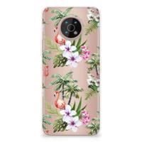Nokia G50 | TPU Hoesje | Flamingo Palms