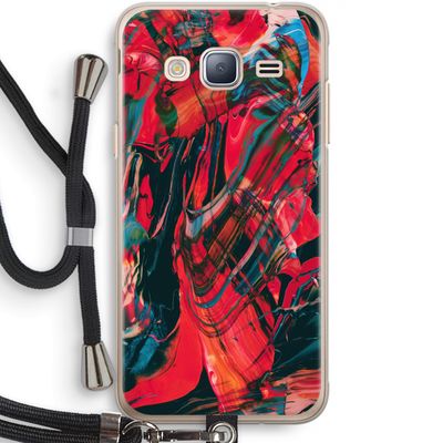 Endless Descent: Samsung Galaxy J3 (2016) Transparant Hoesje met koord