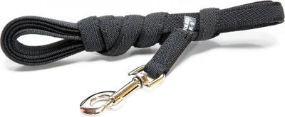 Lange lijn hond - Antislip - 20mm x 3m - Met handvat - Zwart