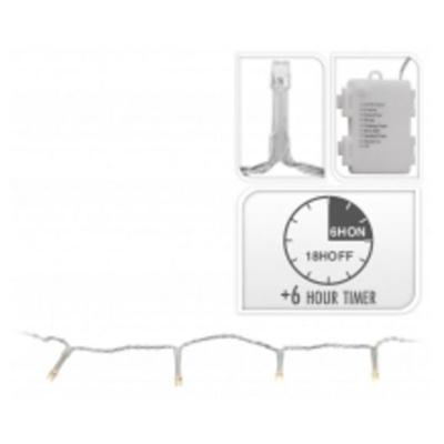 Led verlichting 24 lamps op batterijen warm wit