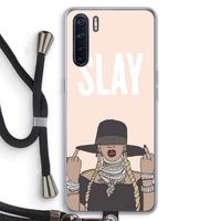 Slay All Day: Oppo A91 Transparant Hoesje met koord