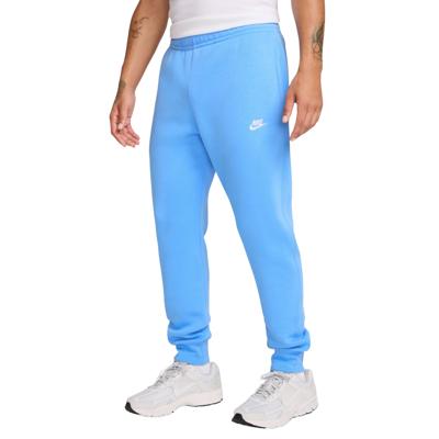 Nike Sportswear Club Fleece Joggingbroek Lichtblauw Wit Nike Sportswear Club Fleece Joggingbroek Lichtblauw Wit