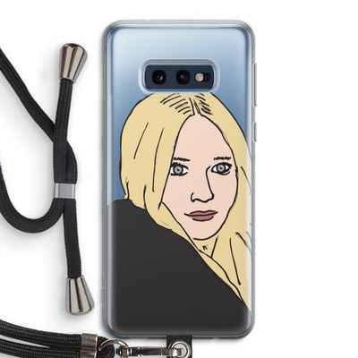 Ashley: Samsung Galaxy S10e Transparant Hoesje met koord