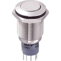 TRU COMPONENTS 701942 LAS2GQF-11/N/P Vandalismebestendige druktoets 250 V/AC 3 A 1x aan/(aan) Moment 1 stuk(s)