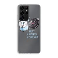 Best Friend Forever: Samsung Galaxy S21 Ultra Transparant Hoesje