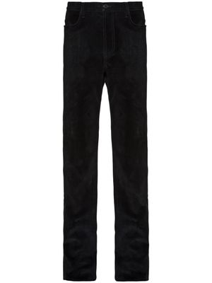 Prada jean droit à taille mi-haute - Noir
