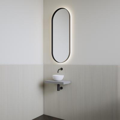 Fonteinset | BWS Leto | Planchet Agaat Grijs | Waskom Mat Wit