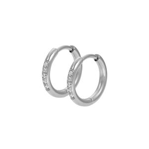 iXXXi Creolen Hoops Crystal Zilver