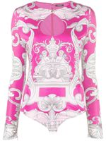 Versace body à imprimé baroque - Rose