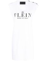 Philipp Plein robe à logo imprimé - Blanc - thumbnail