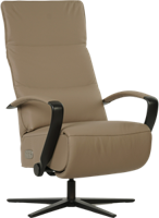 leren industriële relaxfauteuil Matrix - zithoogte laag - ( leer)