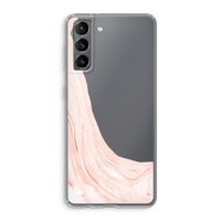 Peach bath: Samsung Galaxy S21 Transparant Hoesje