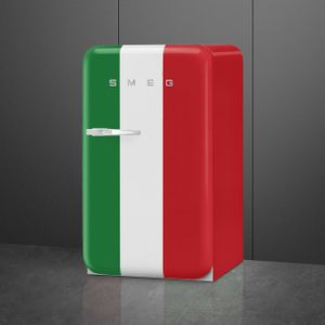 Smeg FAB10HRDIT5 italiaanse vlag Koelkast zonder vriesvak Wit