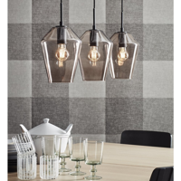 Markslojd - Retro Hanglamp 3L Zwart / Rook