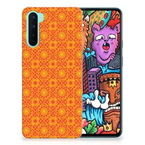 OnePlus Nord TPU bumper Batik Oranje