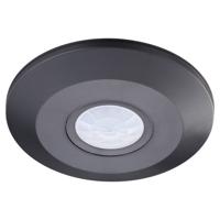 PIR bewegingssensor met schemerschakelaar - 360° - Opbouw - 6 meter bereik - Maximaal 1000 Watt - IP20 voor binnen - Zwart