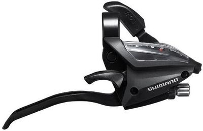 Shimano versteller (rechts) met remhendel 8 speed st-ef500-4 4 vingers zwart