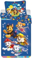 Paw Patrol Brave Pups dekbedovertrek 140 x 200 cm - 70 x 90 cm Katoen