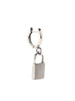 Emanuele Bicocchi boucle d'oreille à détail de cadenas - Argent