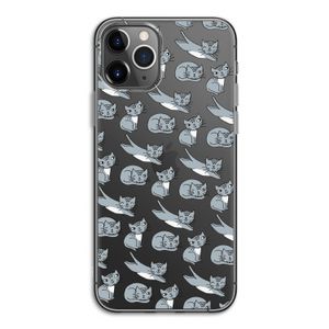 Poezen: iPhone 11 Pro Transparant Hoesje