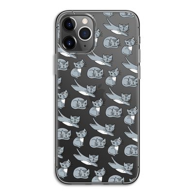 Poezen: iPhone 11 Pro Transparant Hoesje