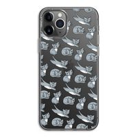 Poezen: iPhone 11 Pro Transparant Hoesje