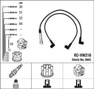 Bougiekabelset RCVW210