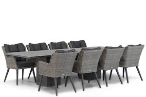 Garden Collections Boston/Graniet 300 cm dining tuinset 9-delig