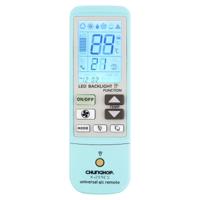 K-209ES Universele afstandsbediening voor airconditioners met thermometer functie (blauw)