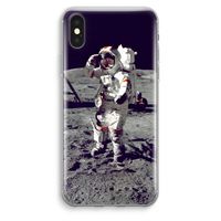Spaceman: iPhone XS Max Transparant Hoesje