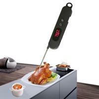 2 PC'S vouwen digitale vlees thermometer sonde draadloze Instant Lees keuken koken voedsel lange RVS sonde BBQ thermometer