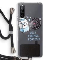 Best Friend Forever: Sony Sony Xperia 10 III Transparant Hoesje met koord