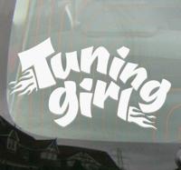 Auto stickers Tuning meisje