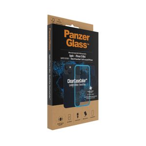 PanzerGlass ClearCase iPhone 13 Mini Antibacterieel Hoesje - Blauw / Doorzichtig