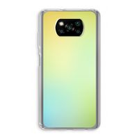 Minty mist pastel: Xiaomi Poco X3 NFC Transparant Hoesje