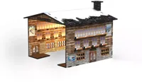Jägerndorfer Kabelbaan station cover led 1:32