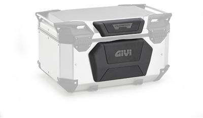GIVI E240 rugsteun voor Outback OBKEV58 Evo Smart, topkoffer op de moto, Zwart