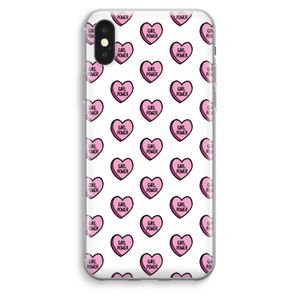 GIRL POWER: iPhone XS Max Transparant Hoesje