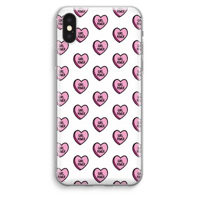 GIRL POWER: iPhone XS Max Transparant Hoesje