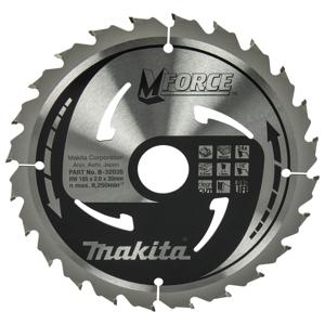 Makita Cirkelzaagblad voor Hout | Mforce | Ø 185mm Asgat 30mm 24T - B-32035