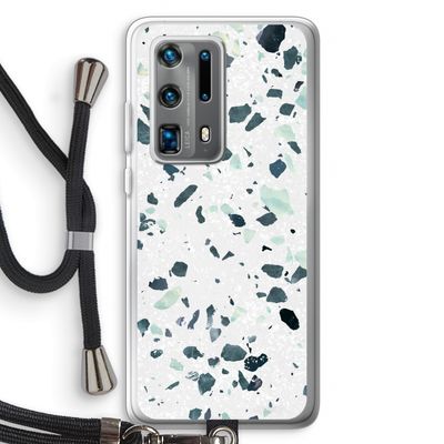 Terrazzo N°2: Huawei P40 Pro Plus Transparant Hoesje met koord